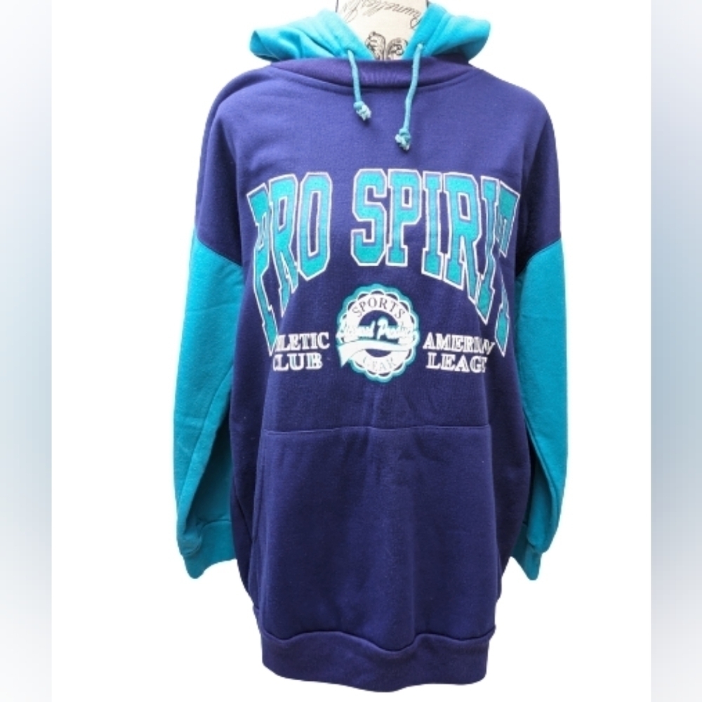 Favorite Sports Vintage color block hoodie size M